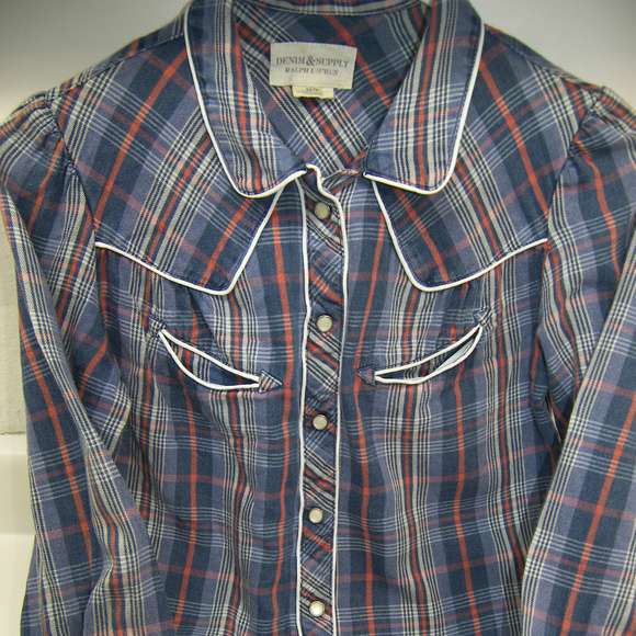 Ralph Lauren Tops - Ralph Lauren Denim & Supply DD Ranch NWT $79 XS